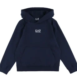 Hættetrøje - Armani Blue|EA7 Clearance