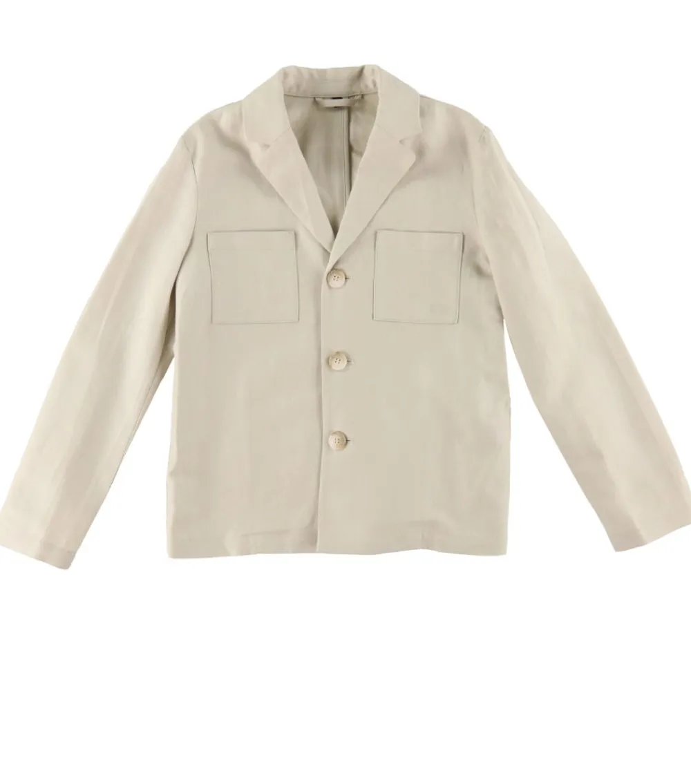 Blazer - Beige|Emporio Armani Outlet