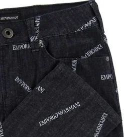 Jeans - Navy m. Allover Print|Emporio Armani Outlet