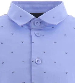 Skjorte - Blå/Navy|Emporio Armani Clearance