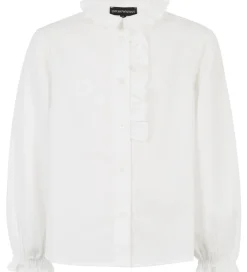 Skjorte - Hvid m. Print|Emporio Armani