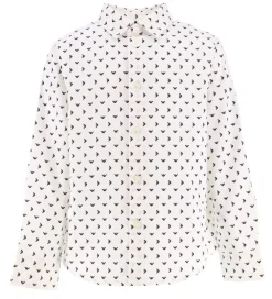 Skjorte - Hvid/Sort m. Logoer|Emporio Armani