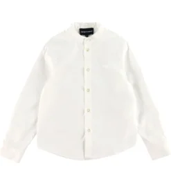 Sæt - Skjorte/Shorts - Hvid/Dark Navy|Emporio Armani Sale