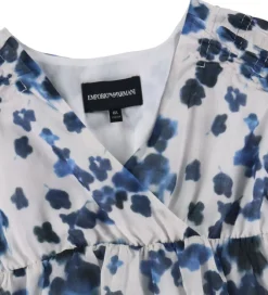 Top - Hvid/Blåblomstret|Emporio Armani Hot