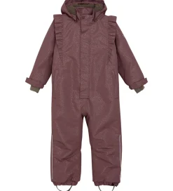 Flyverdragt - Rosa Taupe m. Guldprikker/Flæser|En Fant Outlet