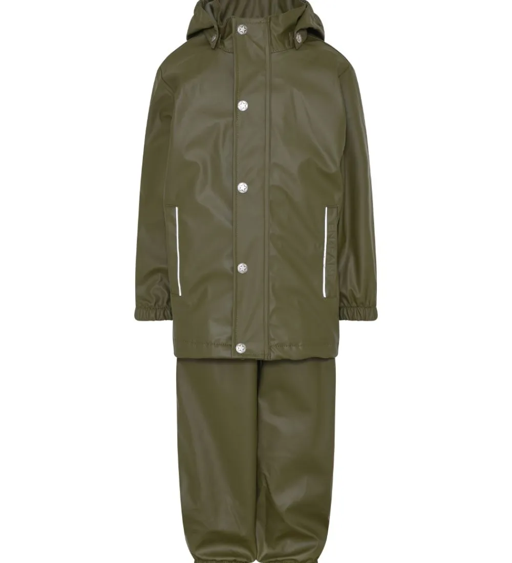 Regntøj m. Seler - PU - Ivy Green|En Fant Discount
