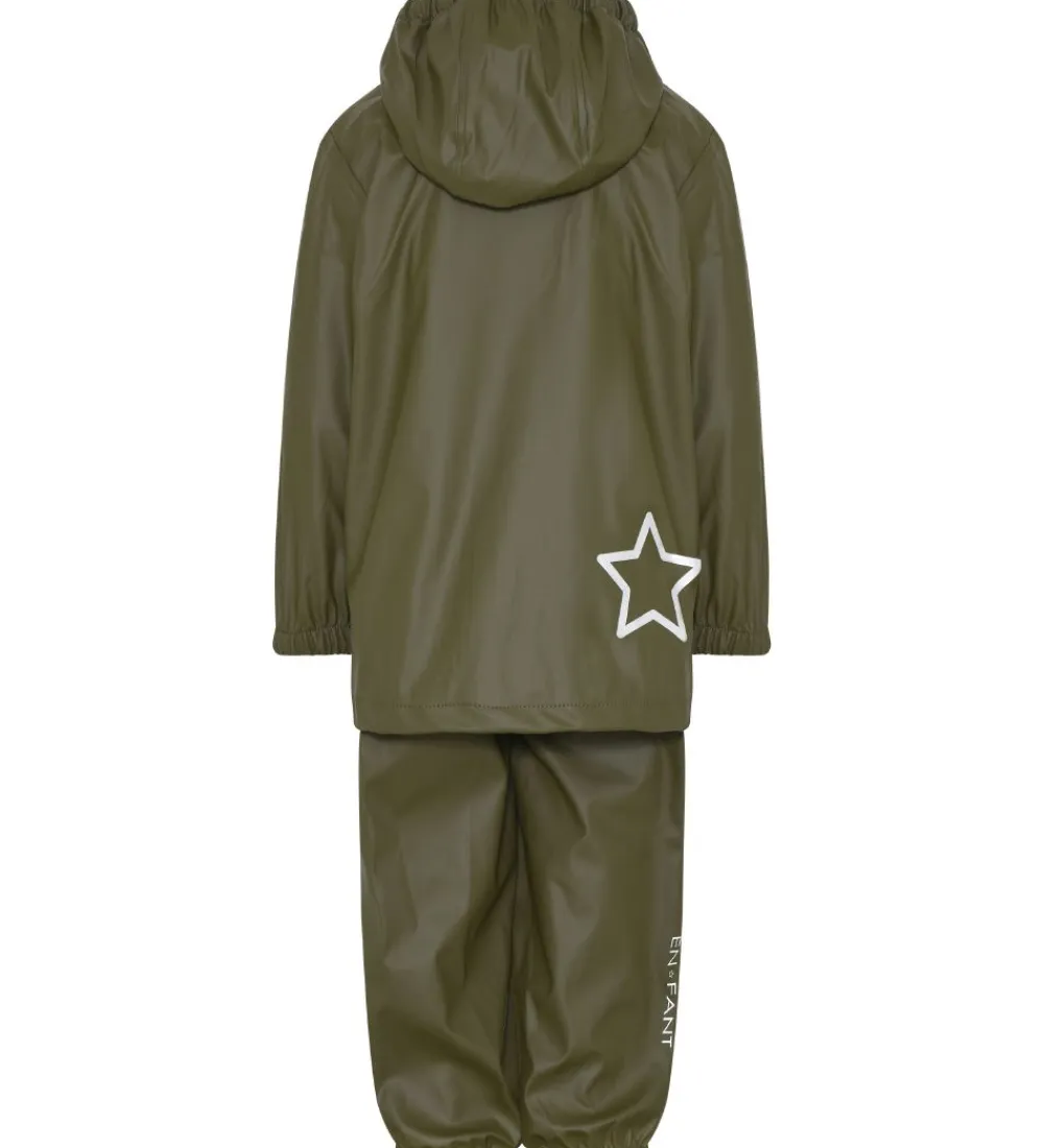 Regntøj m. Seler - PU - Ivy Green|En Fant Discount