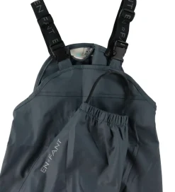 Regntøj m. Seler - PU - Dark Slate|En Fant Clearance