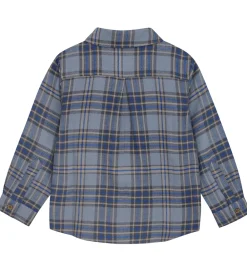 Skjorte - Check - Blå|En Fant Online