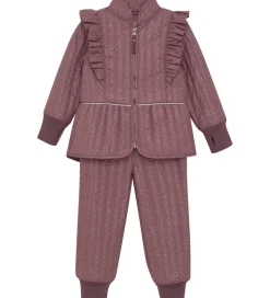 Termotøj - Rose Taupe m. Flæser/Glitter|En Fant Best