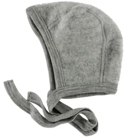 Babyhjelm - Uld - Gråmeleret|Engel Hot