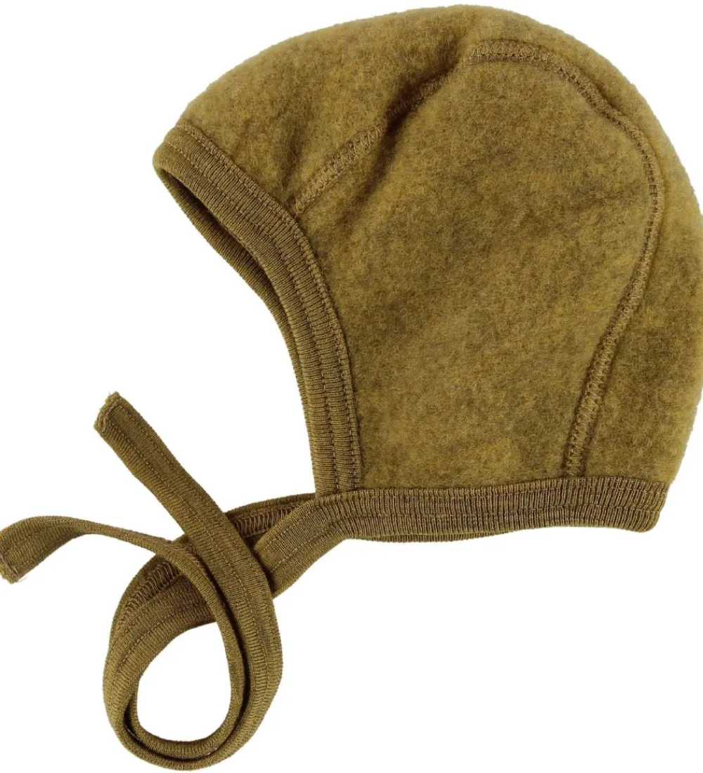 Babyhjelm - Uld - Saffron Melange|Engel Clearance