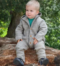 Køredragt - Uld - Gråmeleret|Engel