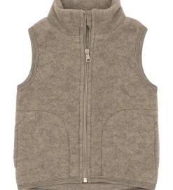 Vest - Uld - Walnut Melange|Engel Sale