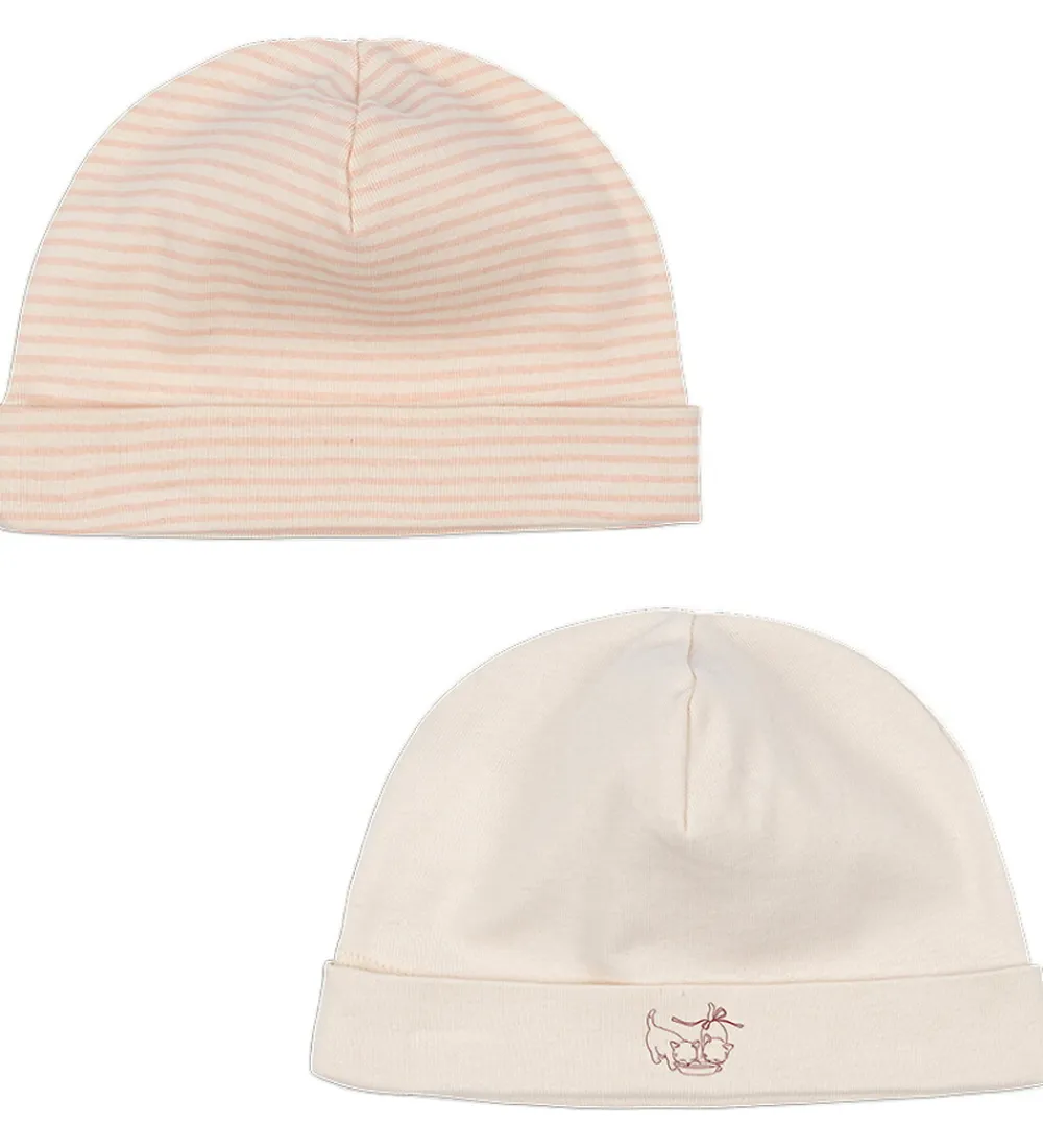 Huer - Beanie - Fio - 2-pak - Blush Mix|Fanga Fontana Online