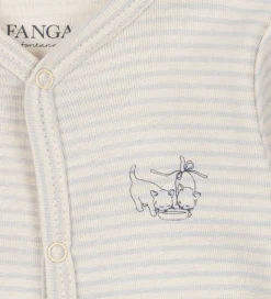 Natdragt - Fio - Tea Stripe Gray Dawn|Fanga Fontana
