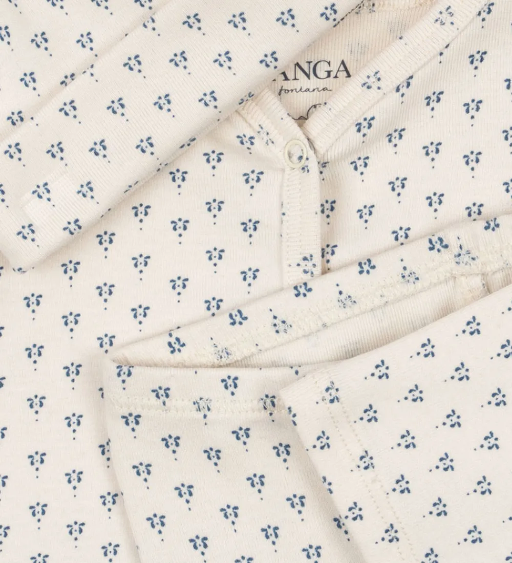 Sæt - Cardigan/Leggings/Hue - Bello - Punto Blu|Fanga Fontana Sale