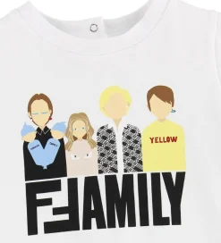 Kids Sommerdragt - Hvid m. Family|Fendi Hot