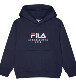 Hættetrøje - Benna - Black Iris m. Logo|Fila Outlet