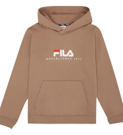 Hættetrøje - Carisio - Taupe Gray m. Logo|Fila
