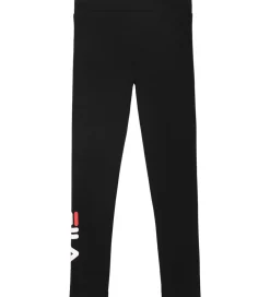 Leggings - Ottini - Sort m. Logo|Fila Clearance