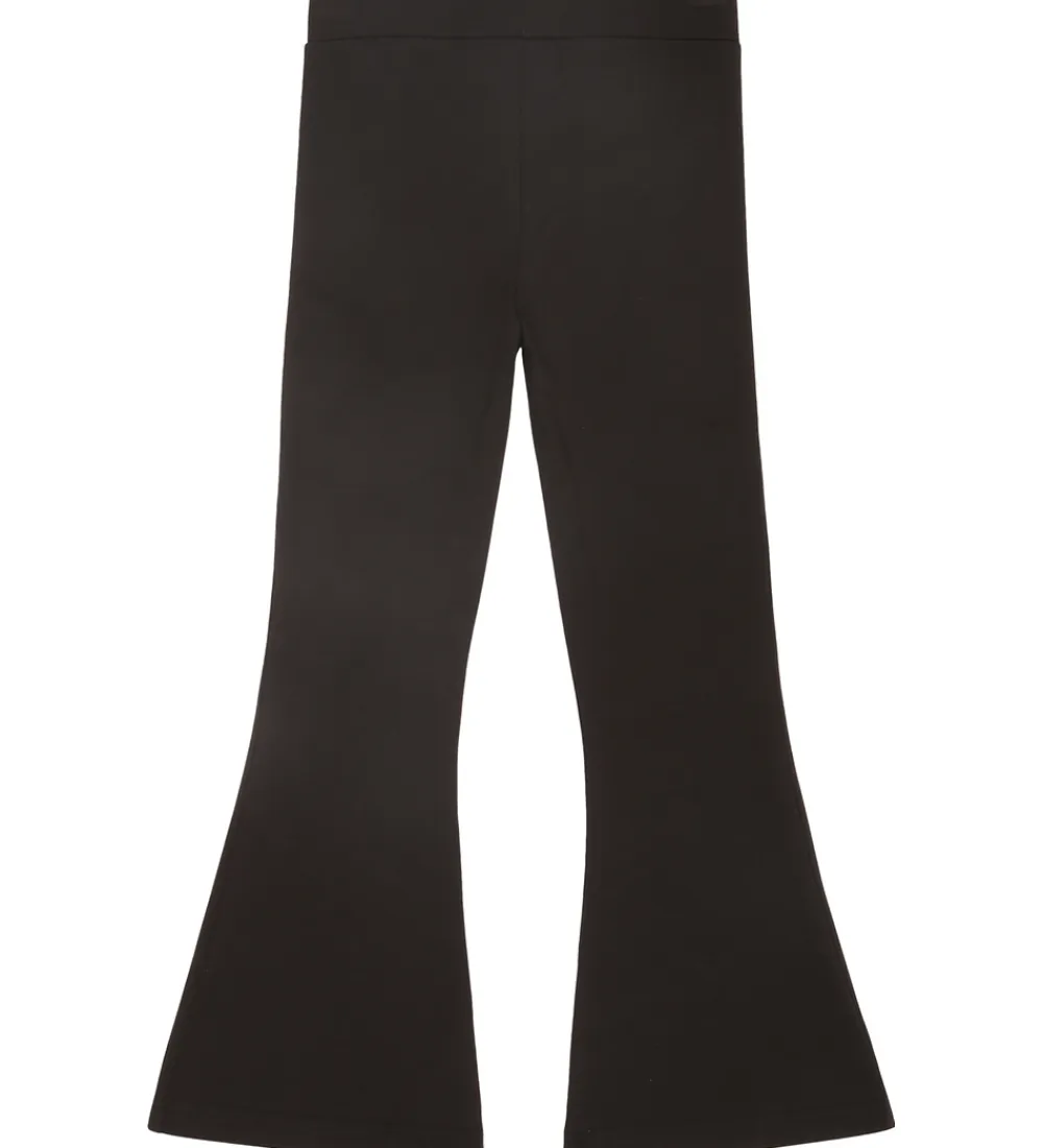 Leggings - Ottini Flared - Sort m. Logo|Fila Best