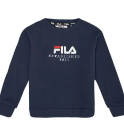 Sweatshirt - Benna - Black Iris m. Logo|Fila Outlet
