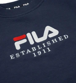 Sweatshirt - Benna - Black Iris m. Logo|Fila Outlet