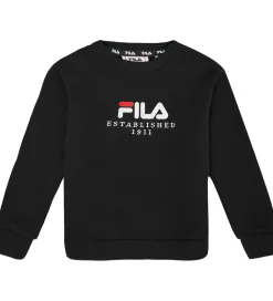 Sweatshirt - Benna - Sort m. Logo|Fila Clearance