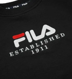 Sweatshirt - Benna - Sort m. Logo|Fila Clearance