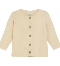 Cardigan - Strik - Buttercream|Fixoni New