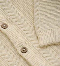 Cardigan - Strik - Eggnog|Fixoni Sale