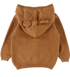 Cardigan - Strik - Lion m. Ører|Fixoni