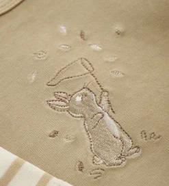 Sparkedragt m. Body l/æ - Velour - Sesame|Fixoni Discount