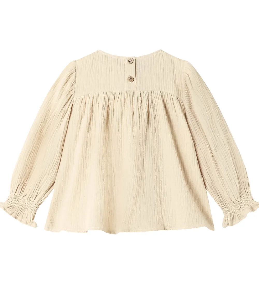 Bluse - Musselin - Paco - Sandshell|Fliink New