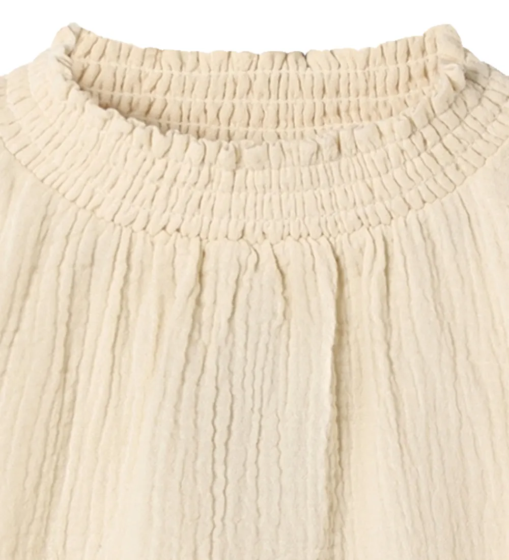 Bluse - Musselin - Paco - Sandshell|Fliink Clearance