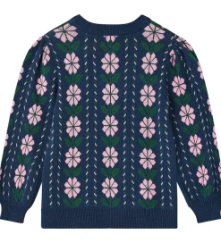 Bluse - Strik - Garden - Insignia Blue|Fliink Best