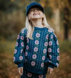 Bluse - Strik - Garden - Insignia Blue|Fliink Best