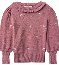 Bluse - Strik - Viskoseblanding - Alon - Ash Rose|Fliink