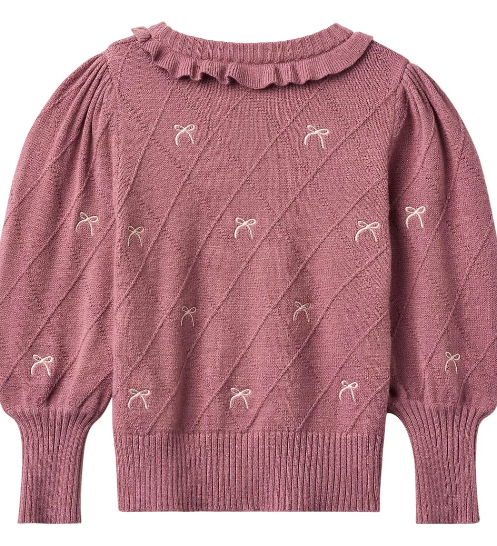 Bluse - Strik - Viskoseblanding - Alon - Ash Rose|Fliink