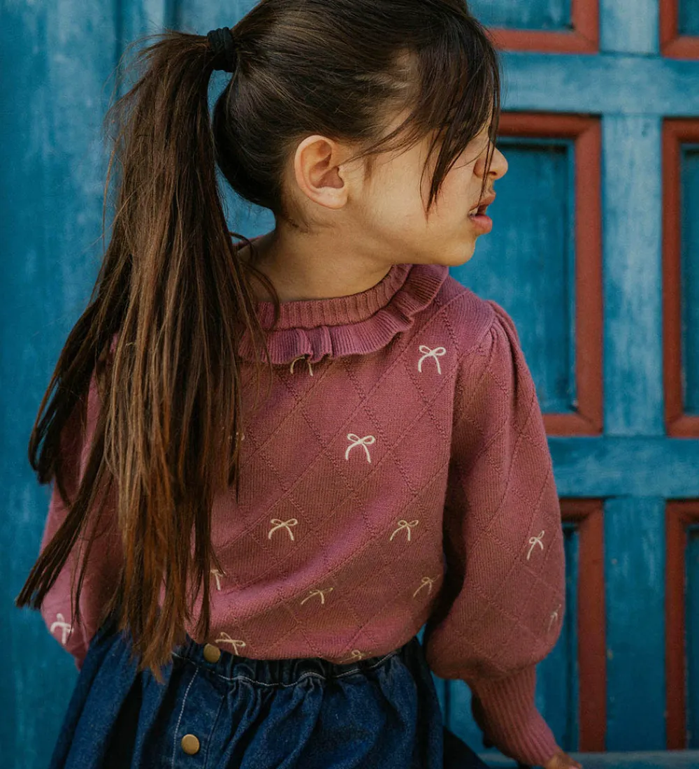 Bluse - Strik - Viskoseblanding - Alon - Ash Rose|Fliink