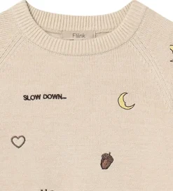 Bluse - Strik - Viskoseblanding - Benna - Sandshell|Fliink New