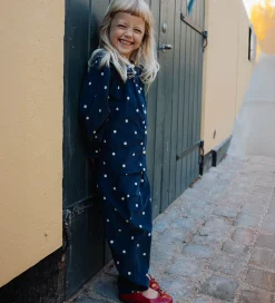 Bukser - Fløjl - Dolly - Insignia Blue AOP|Fliink Best