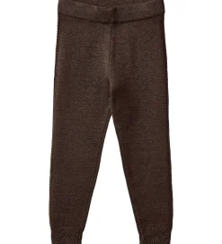 Bukser - Strik - Viskoseblanding - Alilly - Coffee Bean|Fliink Outlet