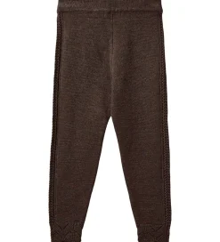 Bukser - Strik - Viskoseblanding - Alilly - Coffee Bean|Fliink Outlet