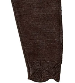 Bukser - Strik - Viskoseblanding - Alilly - Coffee Bean|Fliink Outlet