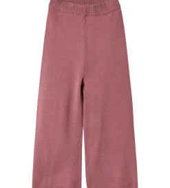 Bukser - Wide - Strik - Viskoseblanding - Alon - Ash Rose|Fliink Online