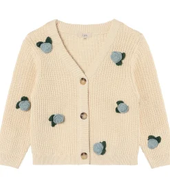 Cardigan - Strik - Cool Flower - Sandshell|Fliink Outlet