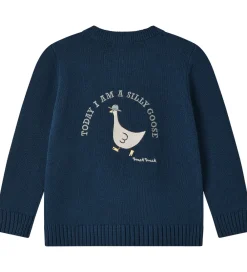 Cardigan - Strik - Mahdi - Insignia Blue|Fliink Discount