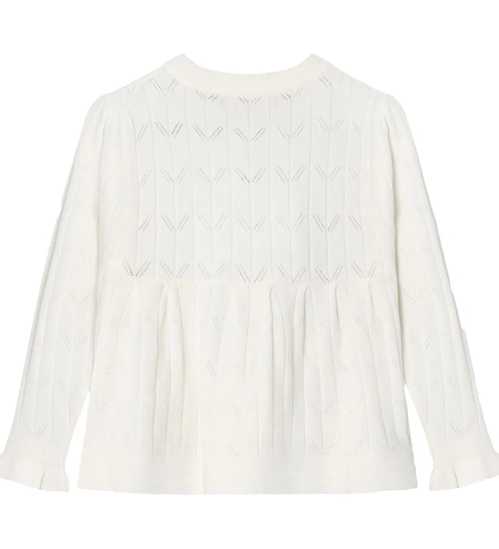 Cardigan - Strik - Sunny - Cloud Dancer|Fliink Outlet